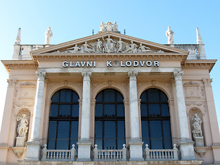 Image showing Zagreb main railway station