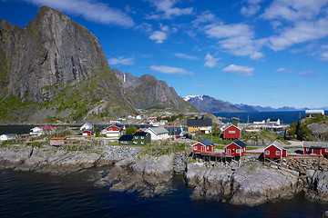 Image showing Village of Hamnoy on Lofoten