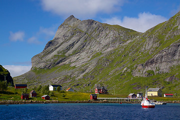 Image showing Norwegian village