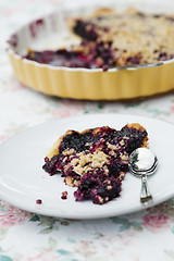 Image showing Blueberry pie