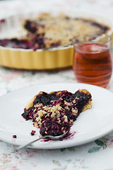 Image showing Blueberry pie