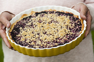 Image showing Blueberry pie