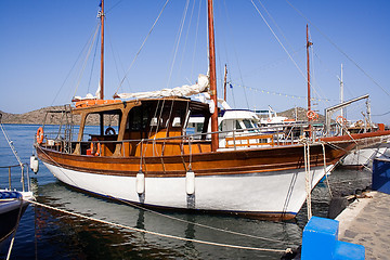 Image showing Docked Yacht