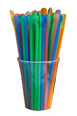 Image showing Straws