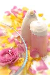 Image showing Pink cosmetics