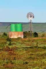 Image showing windmill water pump