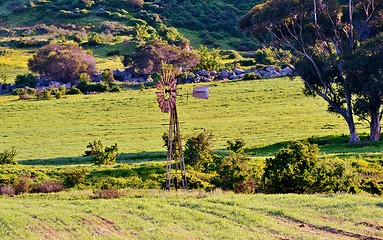 Image showing windmill water pump