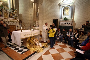 Image showing The Church of Jesus' first miracle. Couples from all over the world come to renew their wedding vows