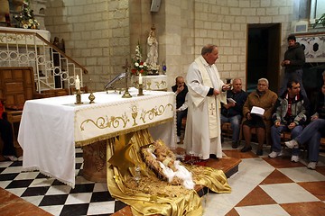 Image showing The Church of Jesus' first miracle. Couples from all over the world come to renew their wedding vows