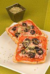 Image showing Pizza bread