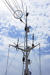 Image showing Old ship navigation system