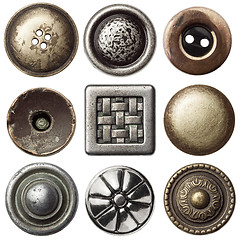 Image showing Vintage buttons