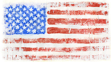 Image showing Grunge flag