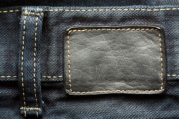 Image showing Jeans label