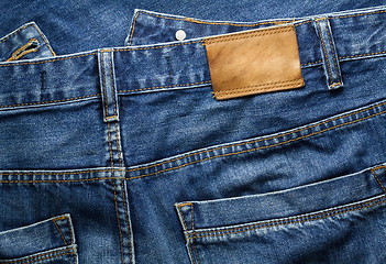 Image showing Jeans label