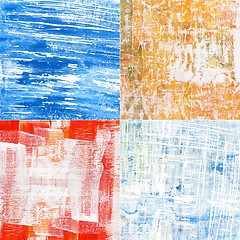 Image showing Painted backgrounds