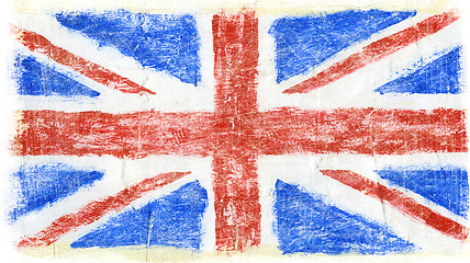 Image showing Painted flag