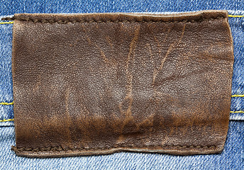 Image showing Jeans label