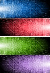 Image showing Bright vector banners