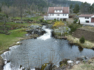 Image showing single house in beautiful nature