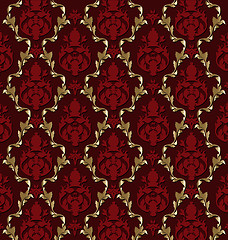 Image showing Luxurious vector brocade pattern