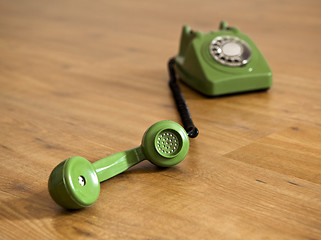 Image showing Green Phone