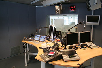 Image showing Modern radio studio