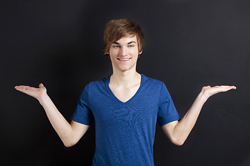 Image showing Happy young man