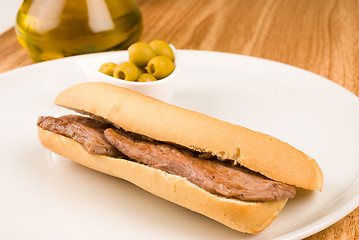 Image showing Beef sub