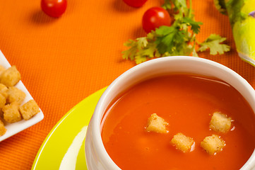 Image showing Portion of gazpacho