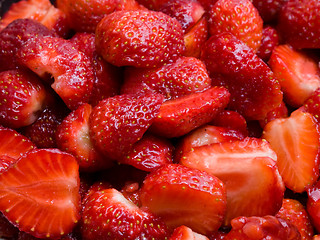 Image showing Fresh strawberries