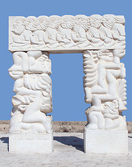 Image showing Jacob's dream, Statue in Jaffa