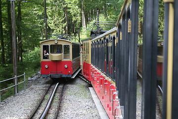 Image showing Alpine railway