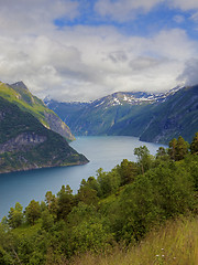 Image showing View of Geiranger