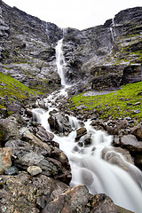 Image showing Trollfossen in Norway