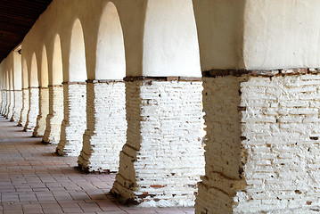 Image showing The Arches at the San Juan Bautista Mission