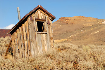 Image showing Old deserted shack in California mining town