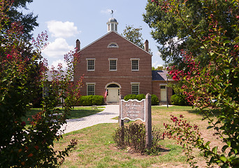 Image showing Courthouse Port Tobacco Maryland