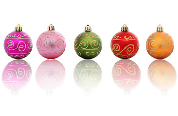 Image showing Baubles Reflected