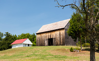 Image showing Barns at Thomas Stone house in Maryland
