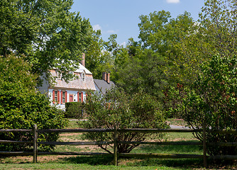 Image showing Staggs Hall house Port Tobacco Maryland