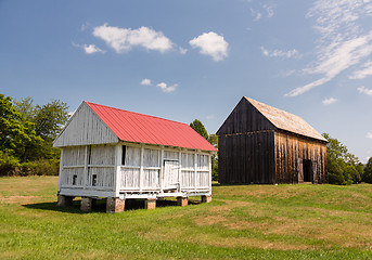 Image showing Barns at Thomas Stone house in Maryland