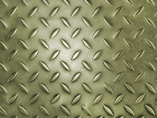 Image showing Metal diamond plate 