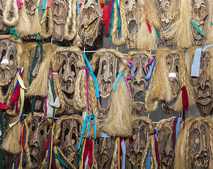 Image showing Romanian Wooden Masks