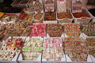 Image showing Jerusalem, Candy shop in the souq of the Muslim Quarter