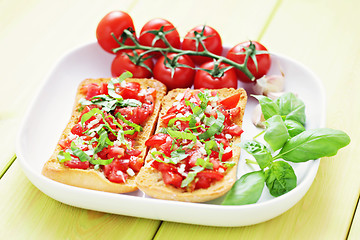 Image showing bruschetta