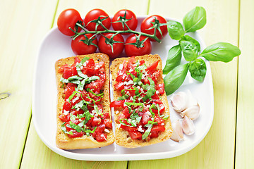 Image showing bruschetta