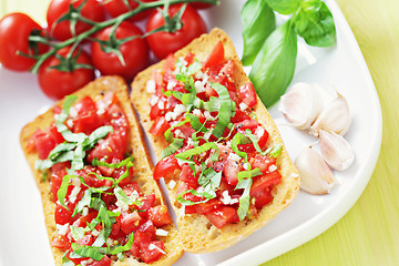 Image showing bruschetta