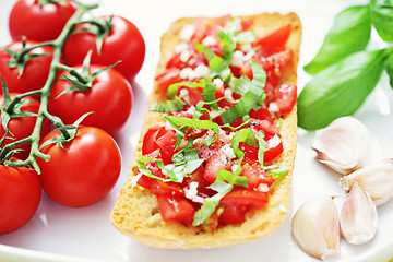 Image showing bruschetta