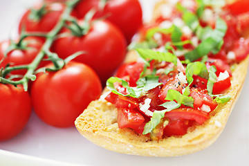 Image showing bruschetta